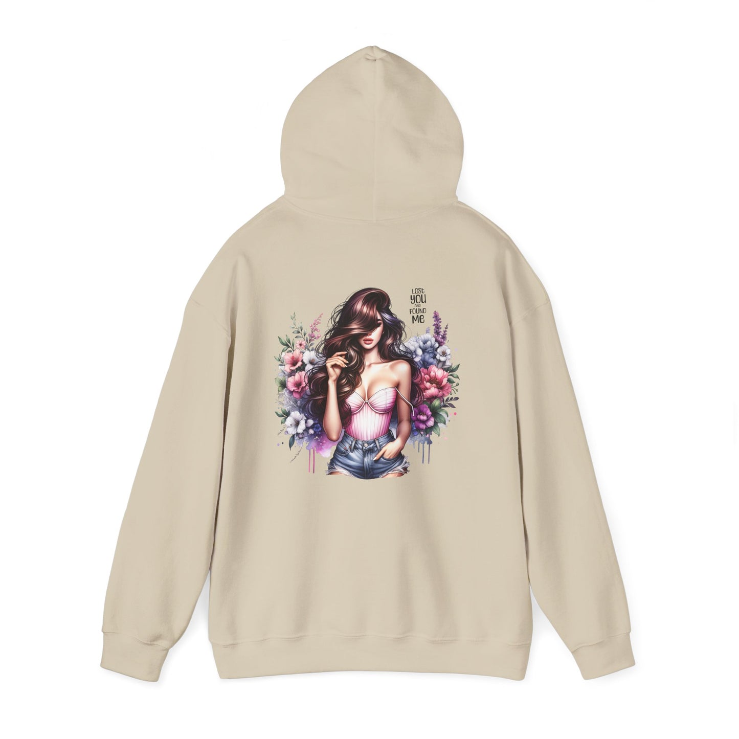 Breakup Hoodie - Unisex Hooded Sweatshirt Lost You and Found Me Design