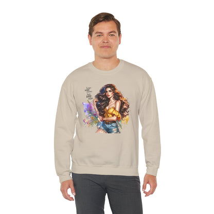 I Don`t  Make Mistakes, I Just Date Them Artistic Crewneck Sweatshirt - Perfect for Casual Outings, Gifts, Festivities, and Everyday Comfort, Featuring Colorful Designs