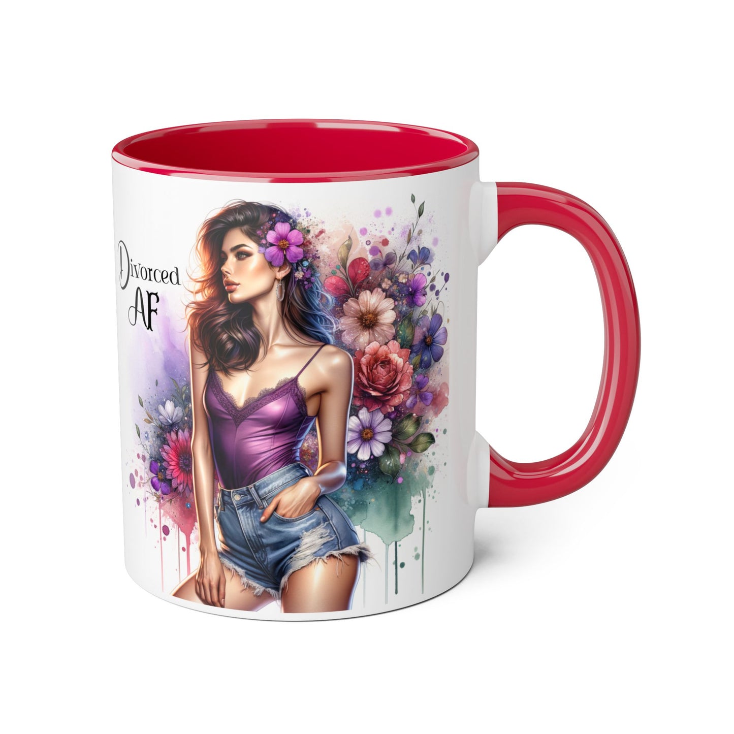 Mug - Divorced AF 11oz Accent Mug