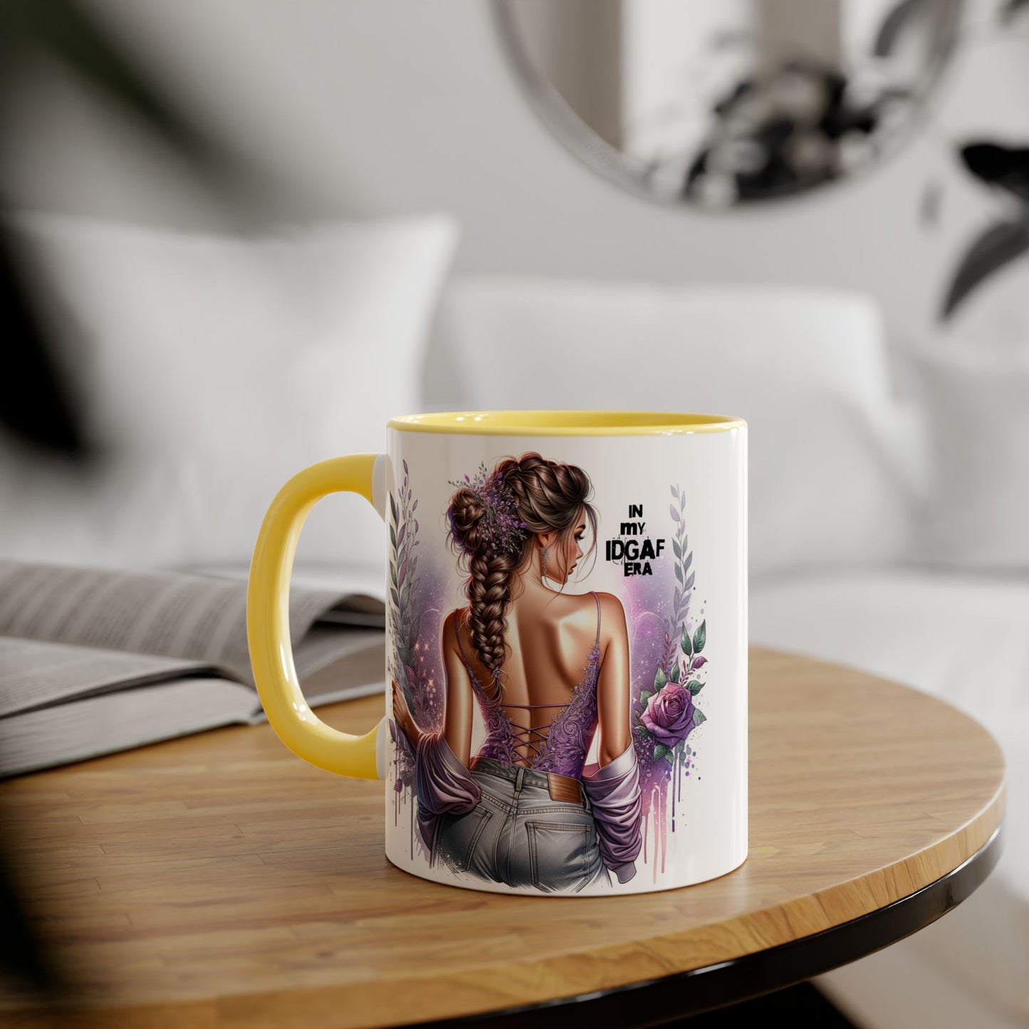 Bold Attitude Coffee Mug | Inspiring Gift for Her | Artful Accent Drinkware | Fun Quote Mug | Unique Home Decor