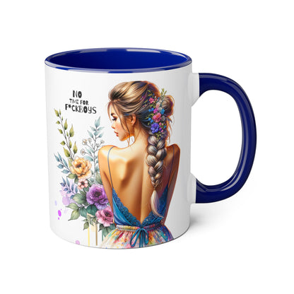 Funny Accent Mug - No Time For F*boys 11oz