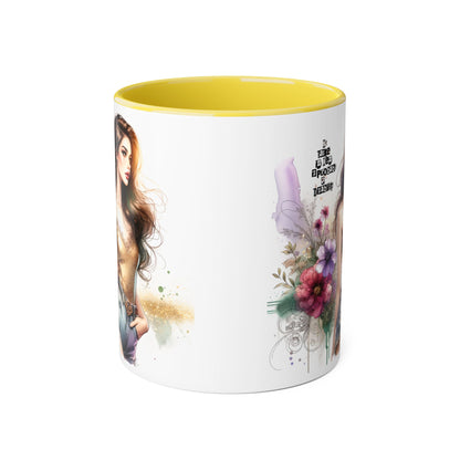 Funny Accent Mug - My Taste in Men is Probably a Disability Humor 11oz Cup
