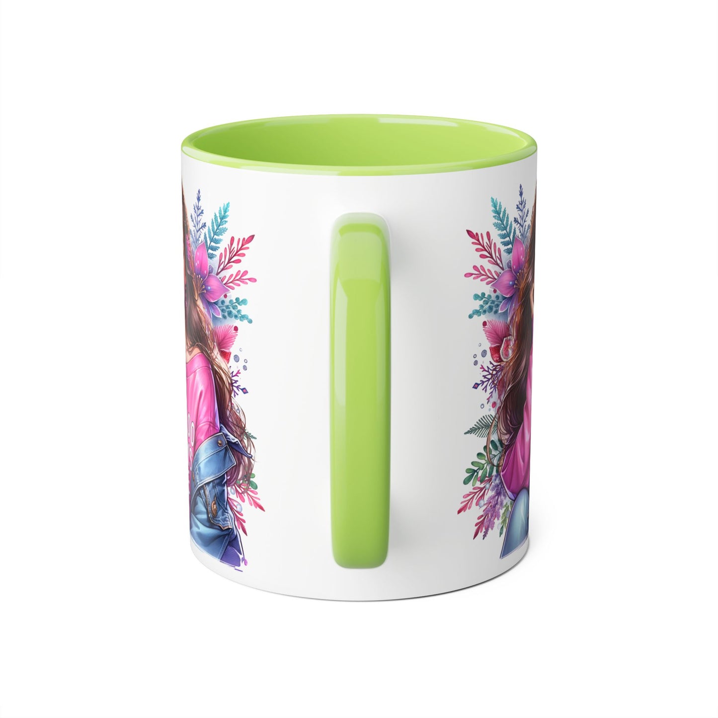 1-800-BOYS-LIE Chic Floral Accent Mug - Perfect Gift for Tea Lovers, Stylish Drinkware, Coffee Cup for Her, Women's Empowerment Decor, Trendy Floral Mug