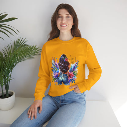 I Don`t  Make Mistakes, I Just Date Them Colorful Art Sweatshirt, Stylish Crewneck, Floral Design, Unisex Apparel, Gift for Her, Cozy Fashion, Unique Artwork Sweatshirt