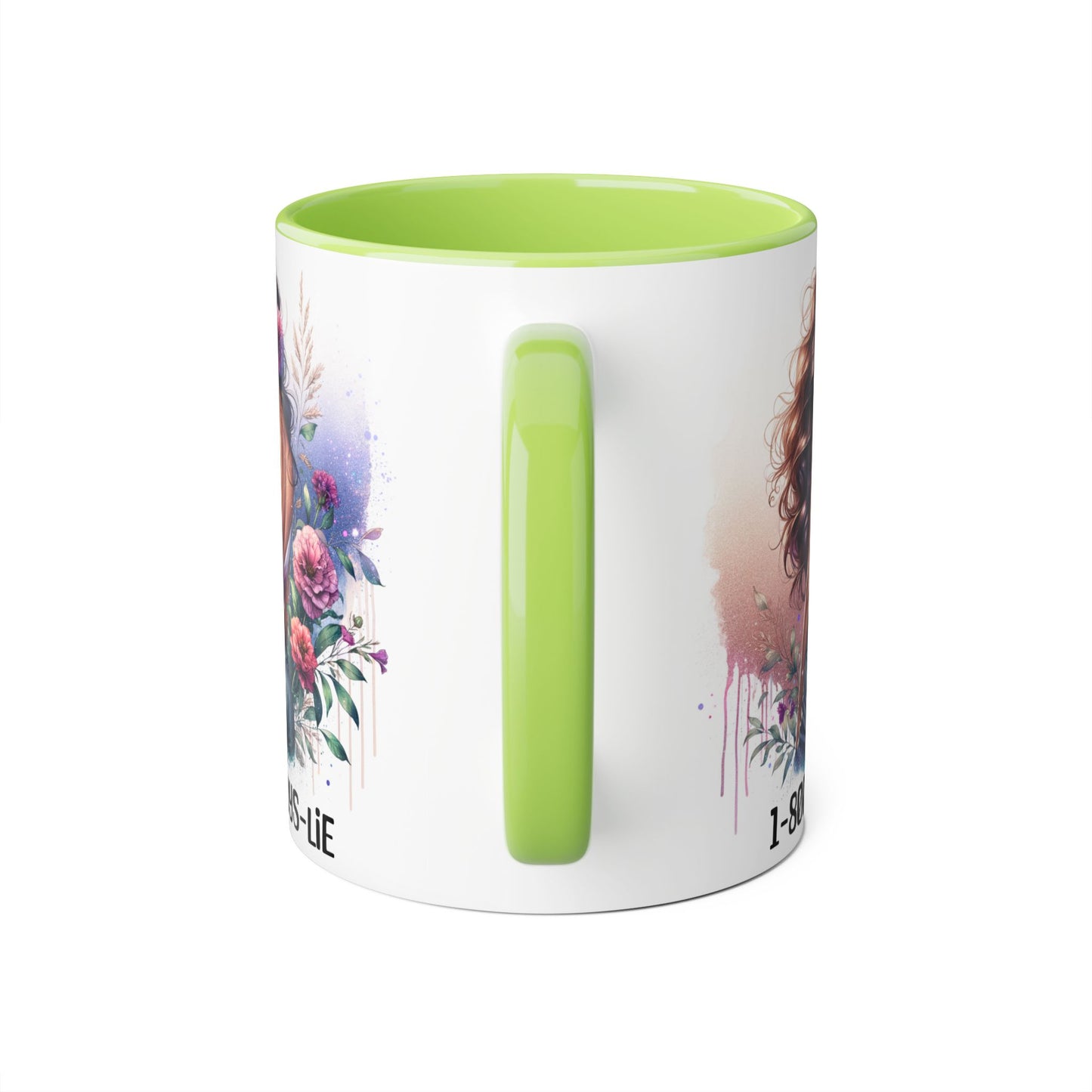 Chic Accent Mugs for Trendsetters, Floral Design Coffee Cup for Girls, 1-800-BOYS-LIE Gift for Friends, Cute 11oz Tea Mug, Stylish [...]