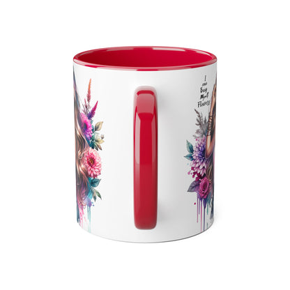 I Can Buy Myself Flowers Bohemian Flower Mug | I’m Busy Being Fabulous Coffee Cup, Floral Mug, Gift for Flower Lovers, Home Decor, Coffee Lover's Essential