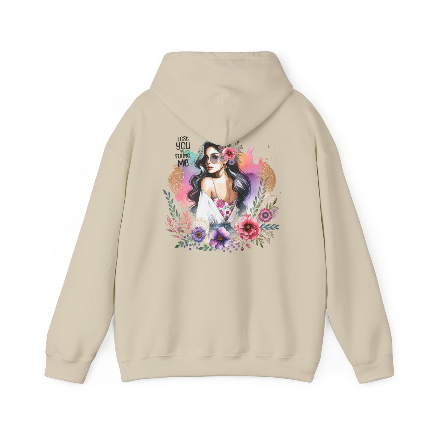 Breakup Hoodie - Unisex Hooded Sweatshirt Lost You and Found Me Design
