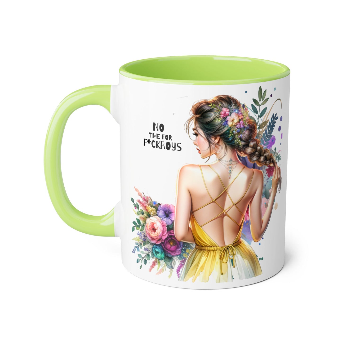 Funny Accent Mug - No Time For F*boys 11oz