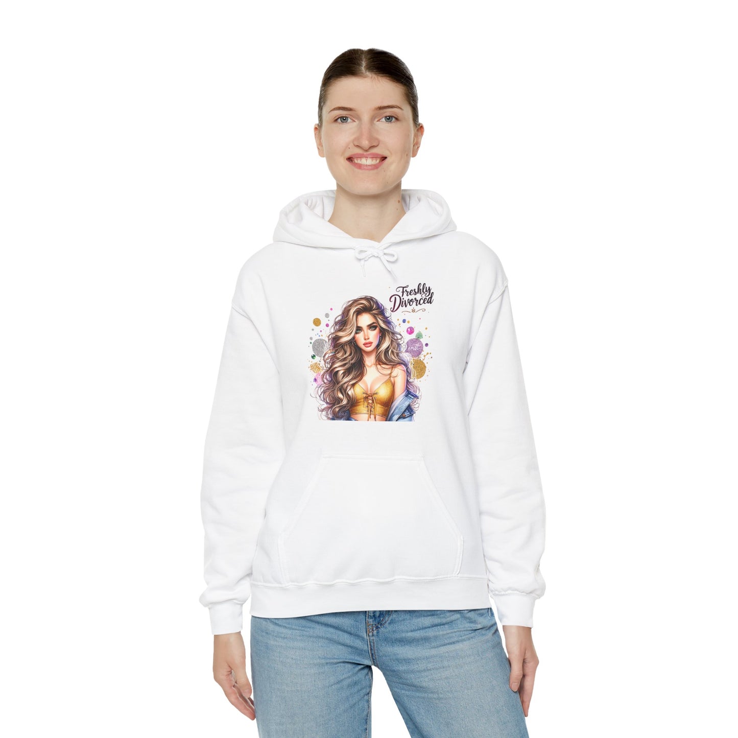 Freshly Divorced Unisex Hooded Sweatshirt