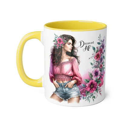 Stylish Floral Accent Mug, Perfect Gift for Divorced Friends, Motivational Coffee Cup, Unique Home Decor, Self-Love Reminder, Fun [...]