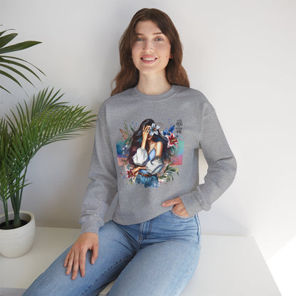 Lost You And Found Me Artistic Unisex Sweatshirt for Comfort and Style - Cozy Apparel, Gift for Her, Trendy Fashion, Relaxed Fit, Casual Wear