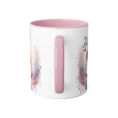 Money Can't Buy Happiness But It Can Buy Divorce Humoristic Empowered Woman Accent Mug, Inspirational Coffee Cup, Gift for Her, Motivational Mugs, Birthday Present, Unique Drinkware