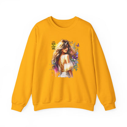 Lost You And Found Me Bohemian-Themed Crewneck Sweatshirt with Floral Design, Cozy Casual Wear, Gift for Her, Everyday Comfort, Family Gatherings, Spring Fashion