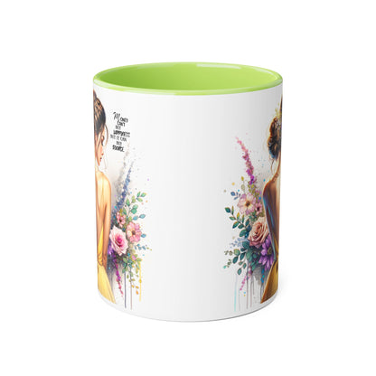 Money Can't Buy Happiness But It Can Buy Divorce Humoristic Elegant Floral Accent Mug, Gift for Her, Coffee Lover, Inspirational Coffee Cup, Birthday Gift Idea, Unique Home Decor