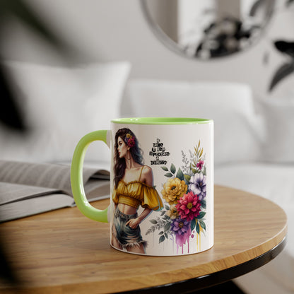 Funny Accent Mug - My Taste in Men is Probably a Disability Humor 11oz Cup