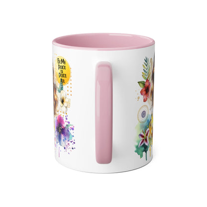 Mug - Be My Peace or Peace Out Accent Mug 11oz