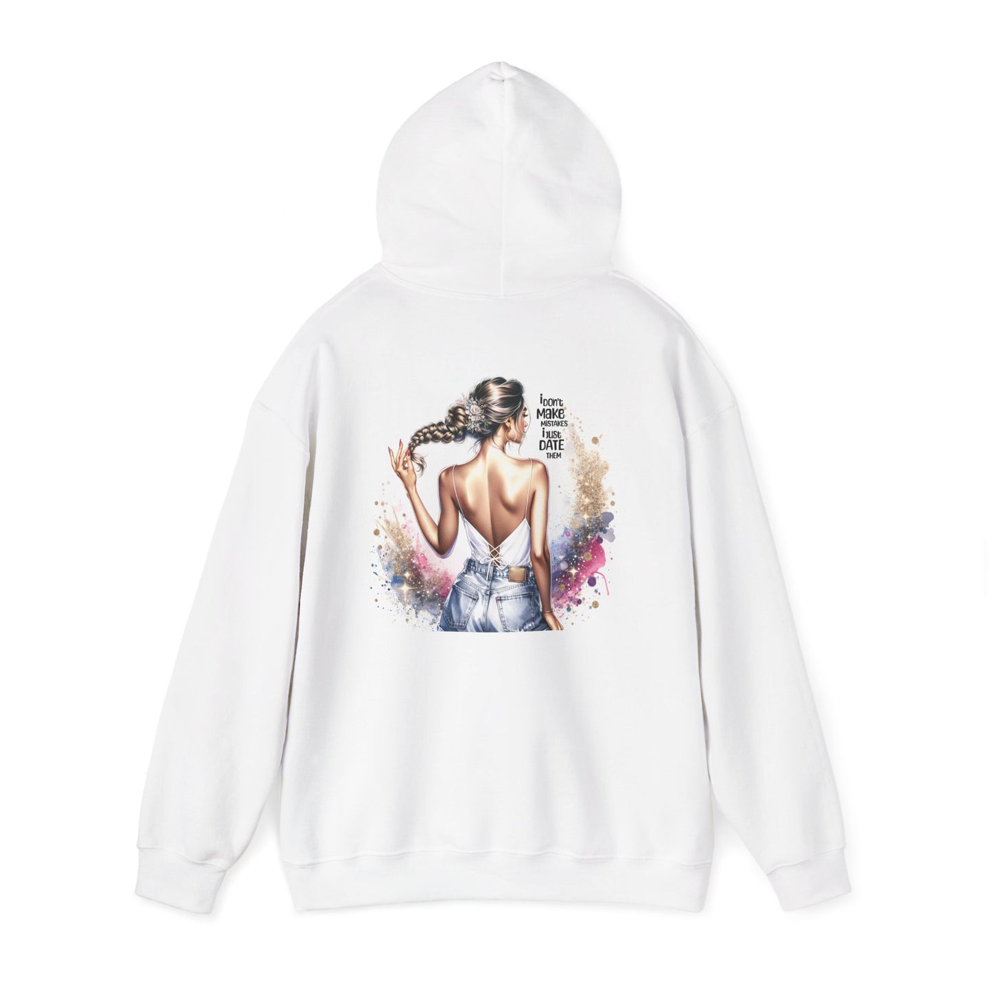 I Don`t Make Mistake, I Just Date Them Artistic Vibe Hooded Sweatshirt with Unique Design, Cozy Pullover for Stylish Comfort, Perfect Gift for Friends, Trendy and Fun, Great [...]