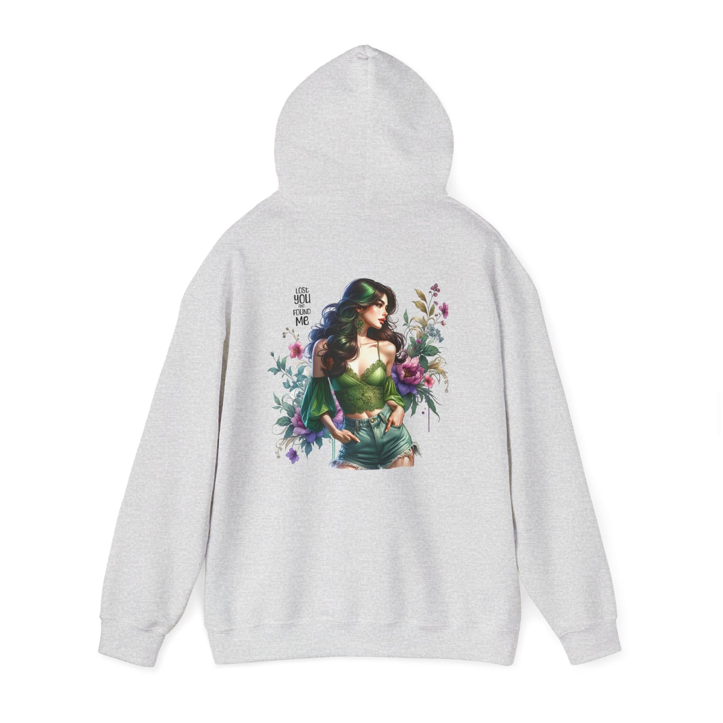 Breakup Hoodie - Unisex Hooded Sweatshirt Lost You and Found Me Design