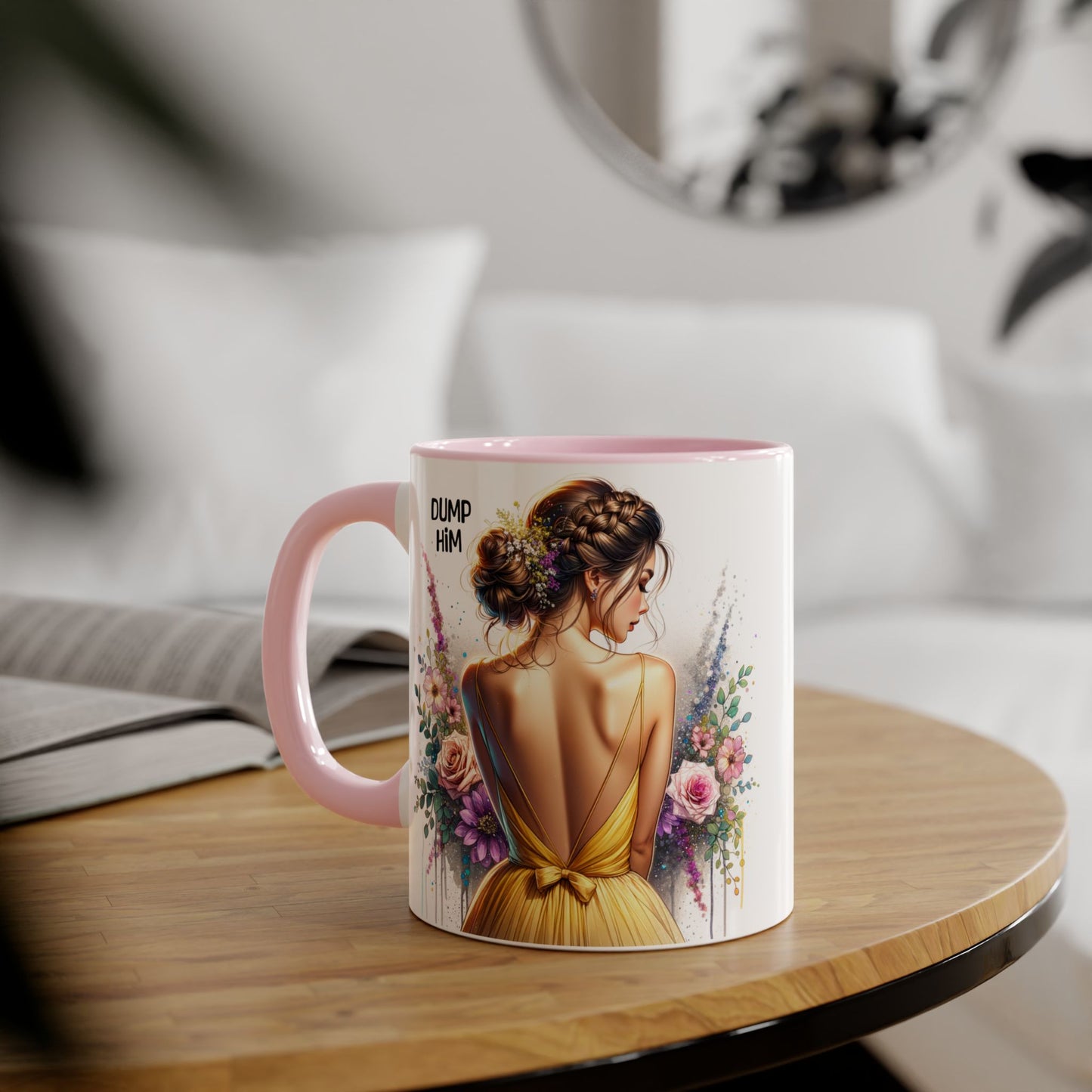 Dump Him Funny Accent Mug 11oz