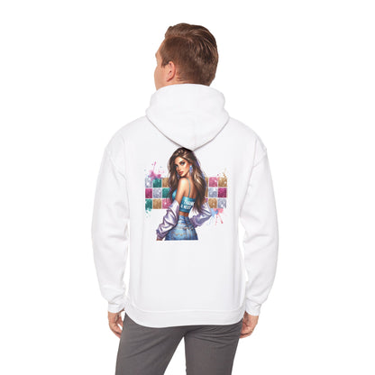Thank U, Next Chic Art Print Hoodie | Stylish Unisex Sweatshirt for Cozy Days, Gift for Fashion Lovers, Unique Artwork, Casual Wear, Streetwear Essentials