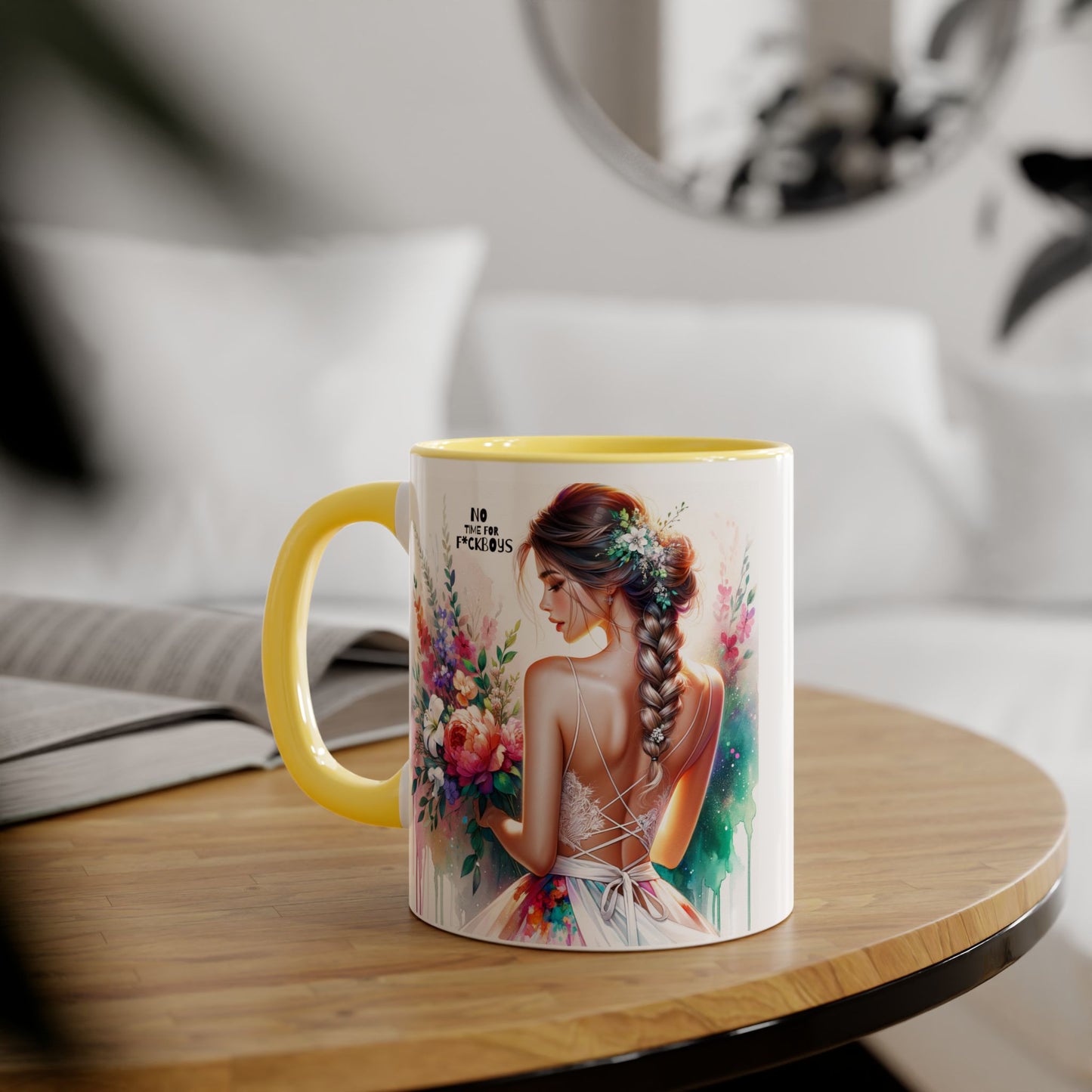 Funny Accent Mug - No Time For F*boys 11oz