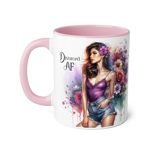 Mug - Divorced AF 11oz Accent Mug