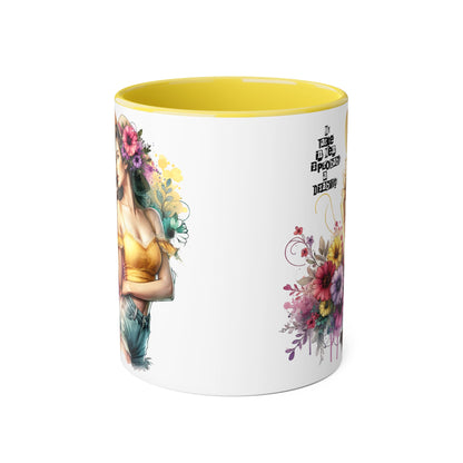 Funny Accent Mug - My Taste in Men is Probably a Disability Humor 11oz Cup