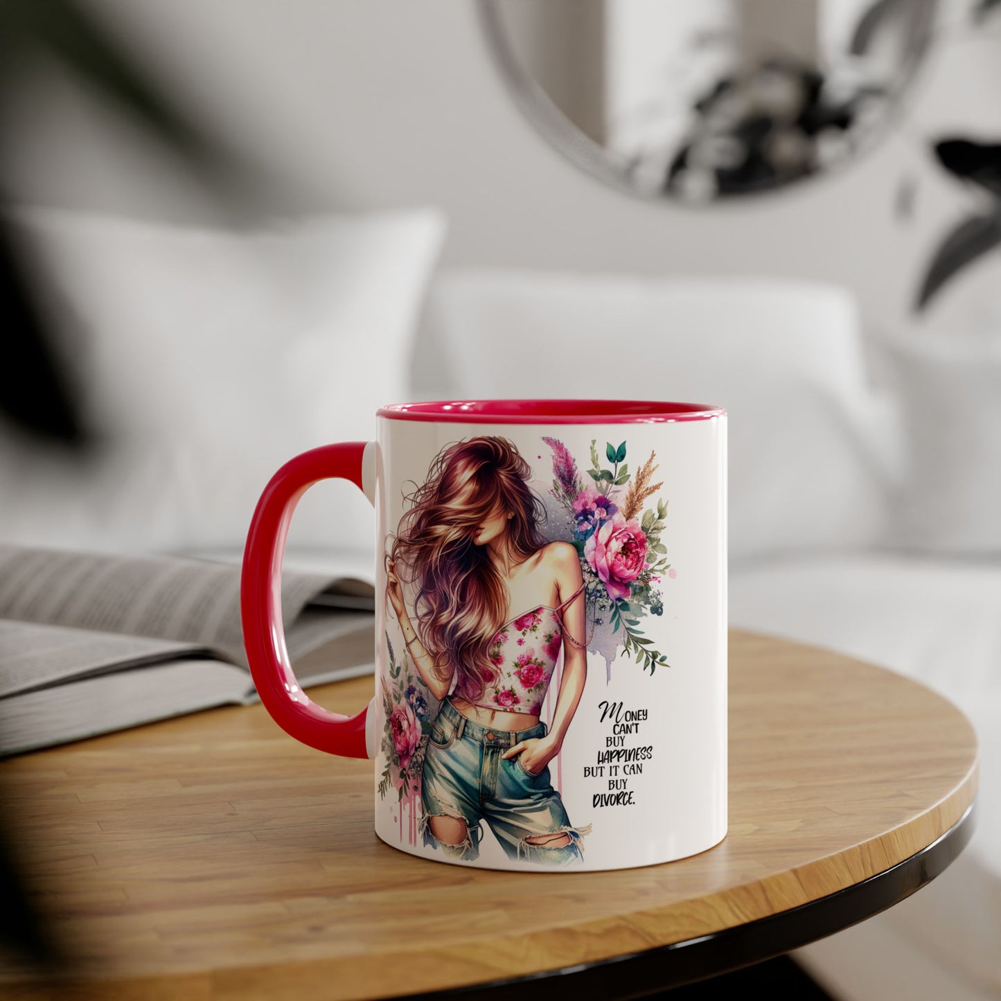 Mug - Money Can't Buy Happiness But It Can Buy Divorce Humoristic