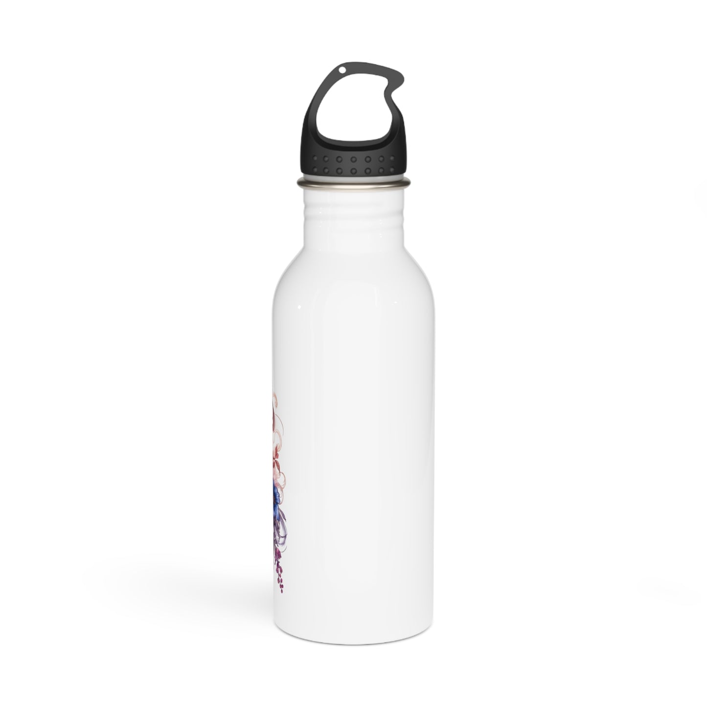 I Am My Own Happily Ever After Floral Stainless Steel Water Bottle | Eco-Friendly Hydration, Nature Lover Gift, Travel Bottle, Workout Accessory, Reusable Water Jug