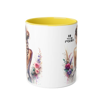 Funny Accent Mug - No Time For F*boys 11oz