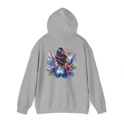 Thank U, Next Colorful Artistic Hooded Sweatshirt for Creative Souls, Stylish Gift for Art Lovers, Cozy Casual Wear, Unique Sweatshirt, Vibrant Hoodie