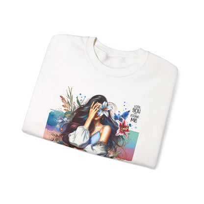 Lost You And Found Me Artistic Unisex Sweatshirt for Comfort and Style - Cozy Apparel, Gift for Her, Trendy Fashion, Relaxed Fit, Casual Wear