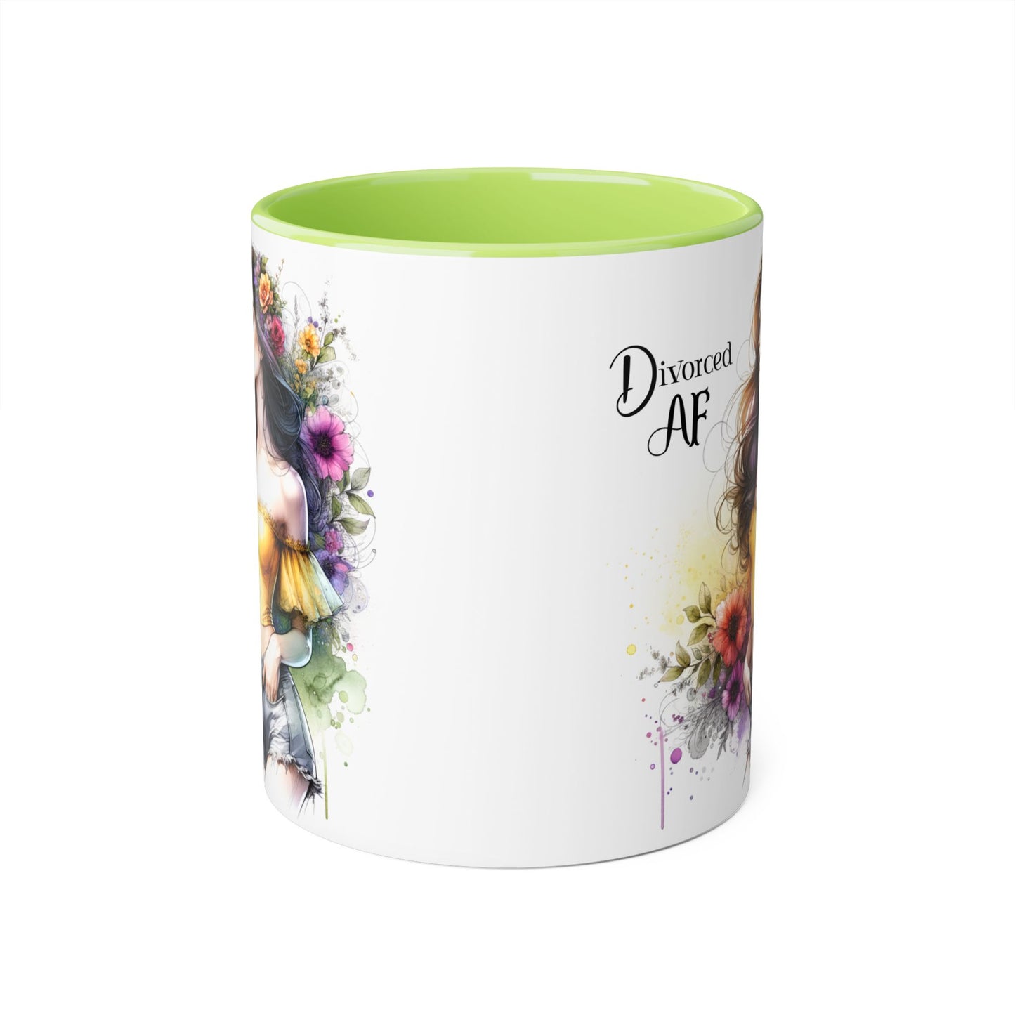 Mug - Divorced AF 11oz Accent Mug