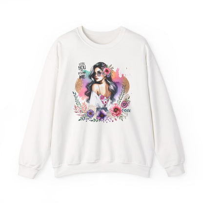 Lost You And Found Me Bohemian Floral Sweatshirt | You Are Beautiful | Cozy Unisex Crewneck for Women, Gift for Her, Casual Wear, Spring Fashion