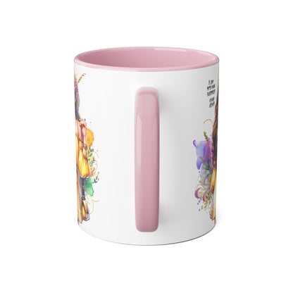 I Am My Own Happily Ever After Empowered Woman Accent Mug - 11oz Black Trim | Inspirational Coffee Cup | Perfect Gift for Friends & Self-Care