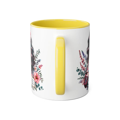 I Can Buy Myself Flowers Floral Accent Mug, Inspirational Coffee Cup, Gift for Her, Self-Care Mugs, Women's Empowerment Drinkware