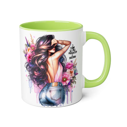 Funny Accent Mug - My Taste in Men is Probably a Disability Humor 11oz Cup