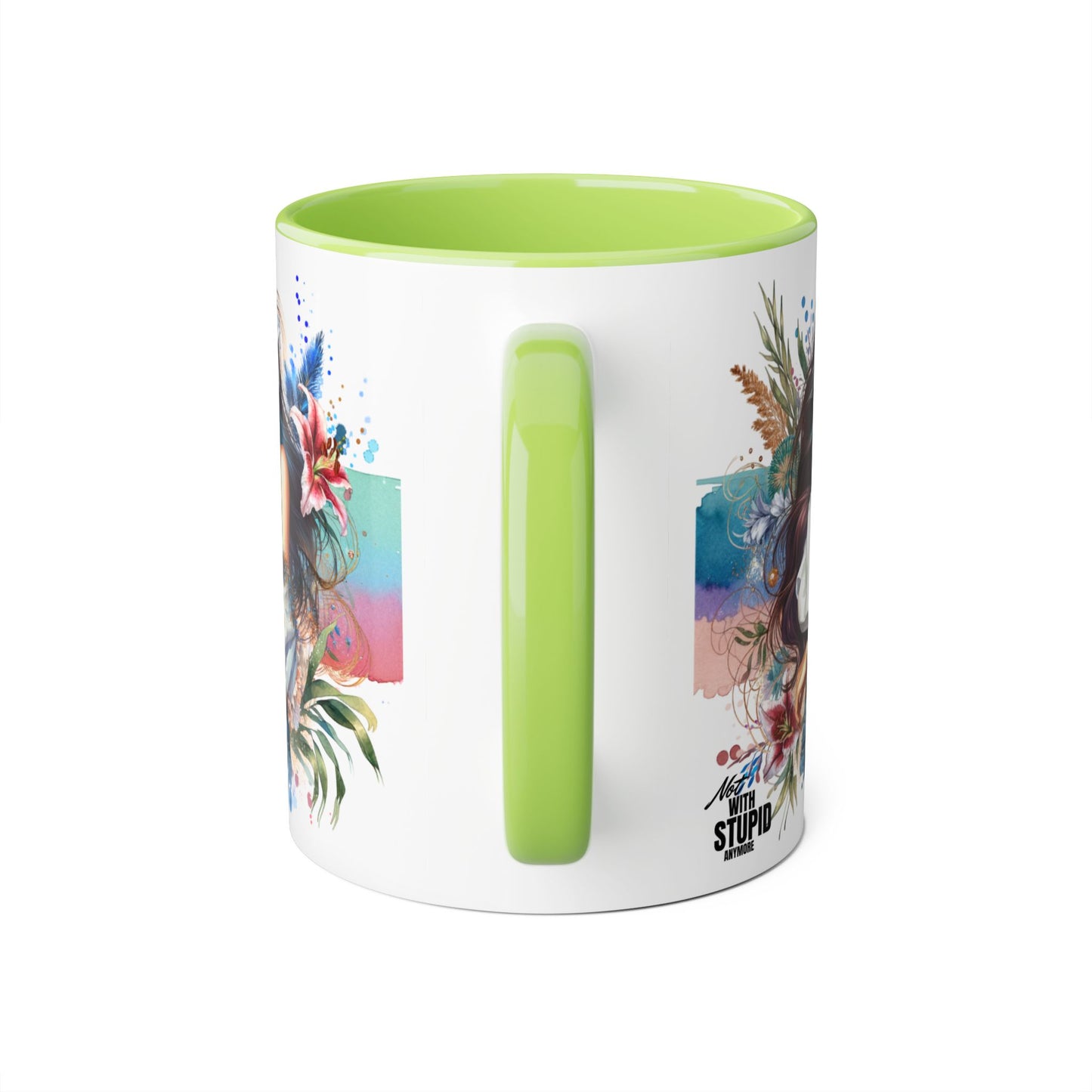 Mug - Not With Stupid Anymore Humoristic 11oz Accent Mug