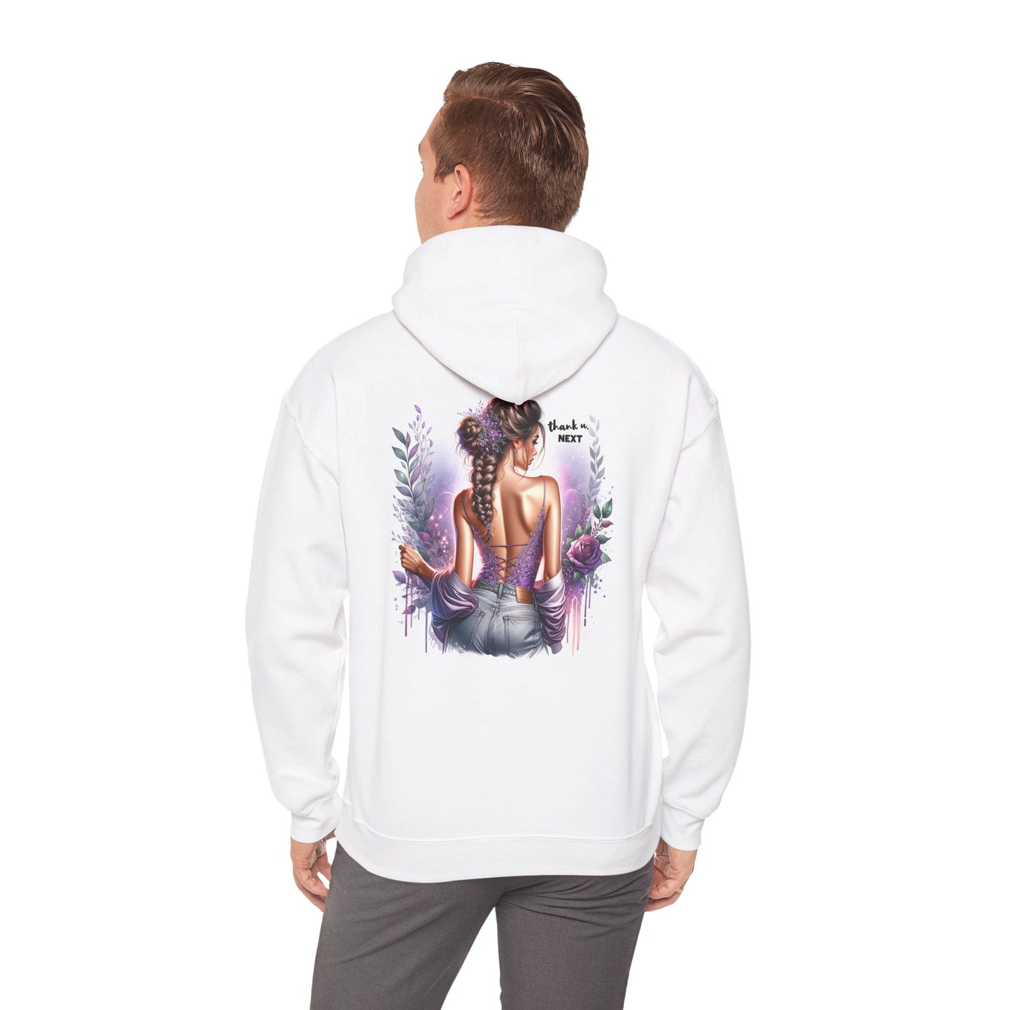 Thank U, Next Boho Goddess Unisex Hoodie, Cozy Sweatshirt, Creative Gift, Relaxed Fashion, Spiritual Style, Casual Layering