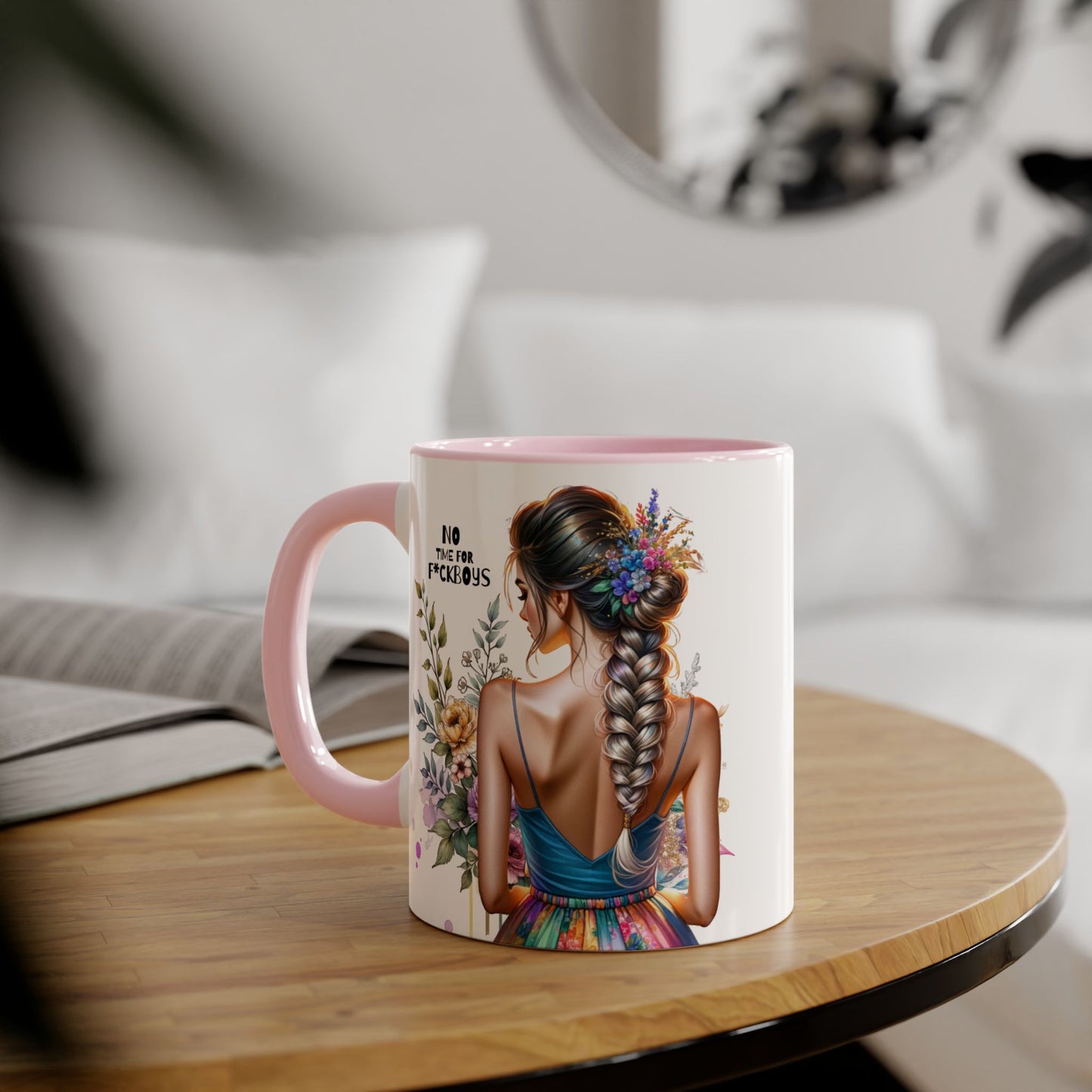 Funny Accent Mug - No Time For F*boys 11oz