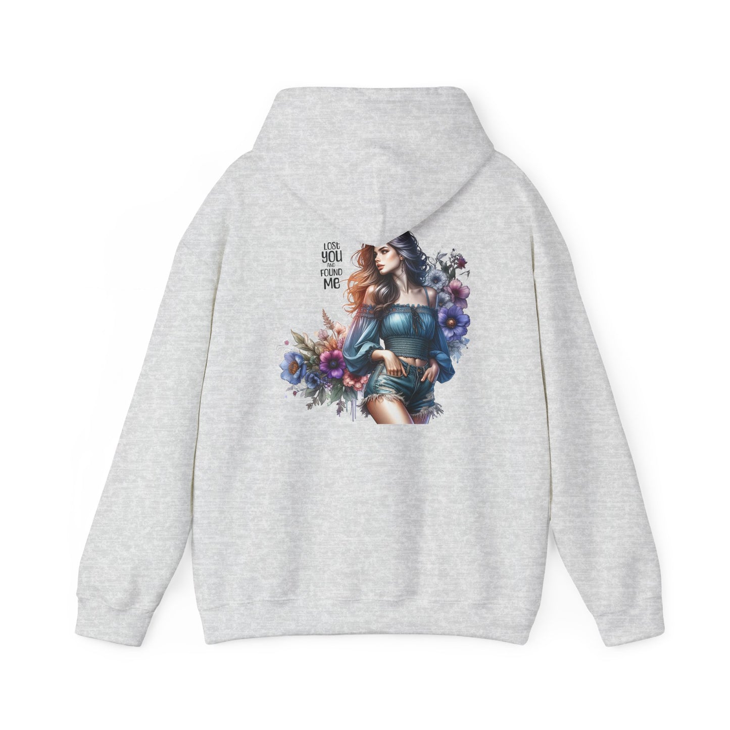 Breakup Hoodie - Unisex Hooded Sweatshirt Lost You and Found Me Design