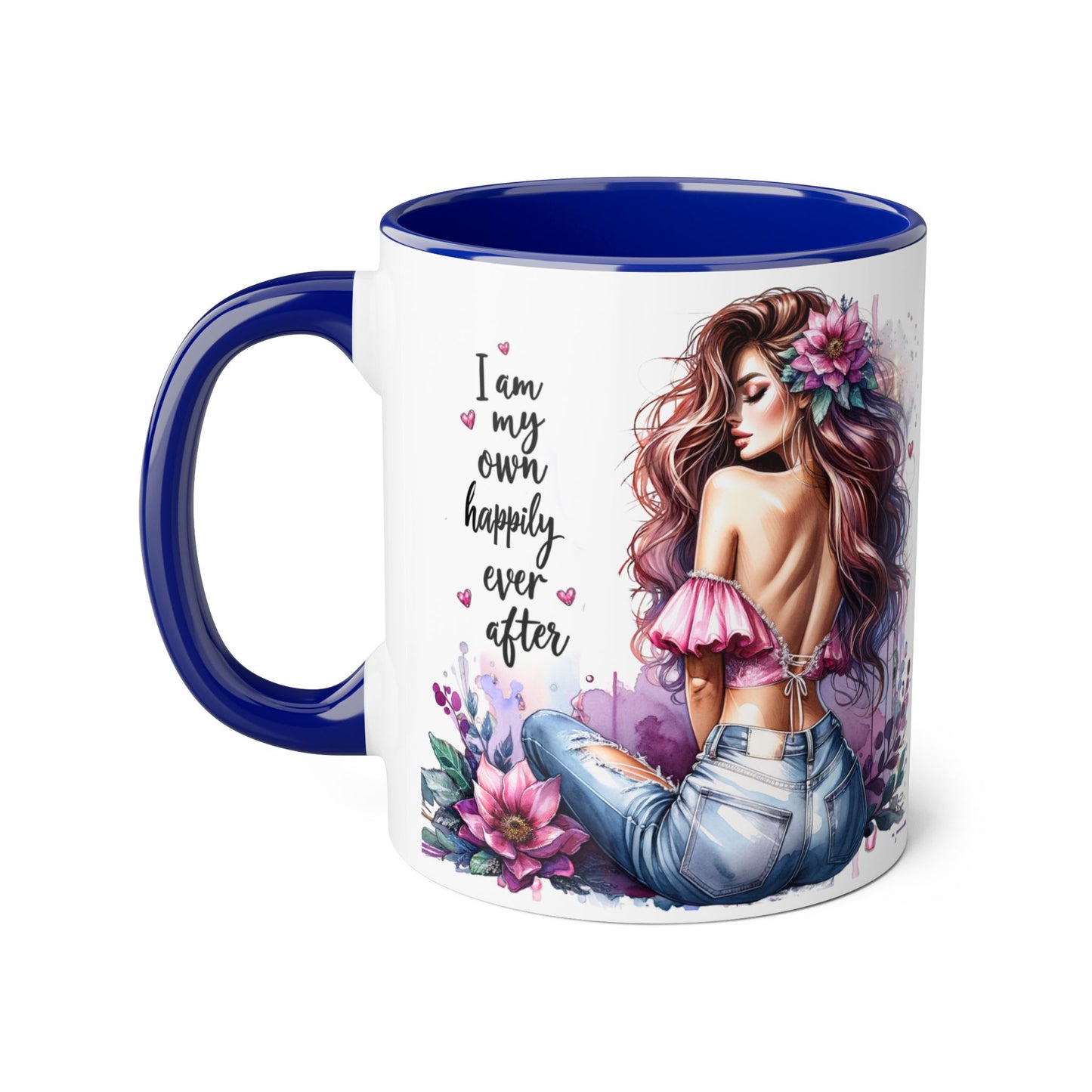 I Am My Own Happily Ever After Empowering Self-Love Accent Mug - 11oz