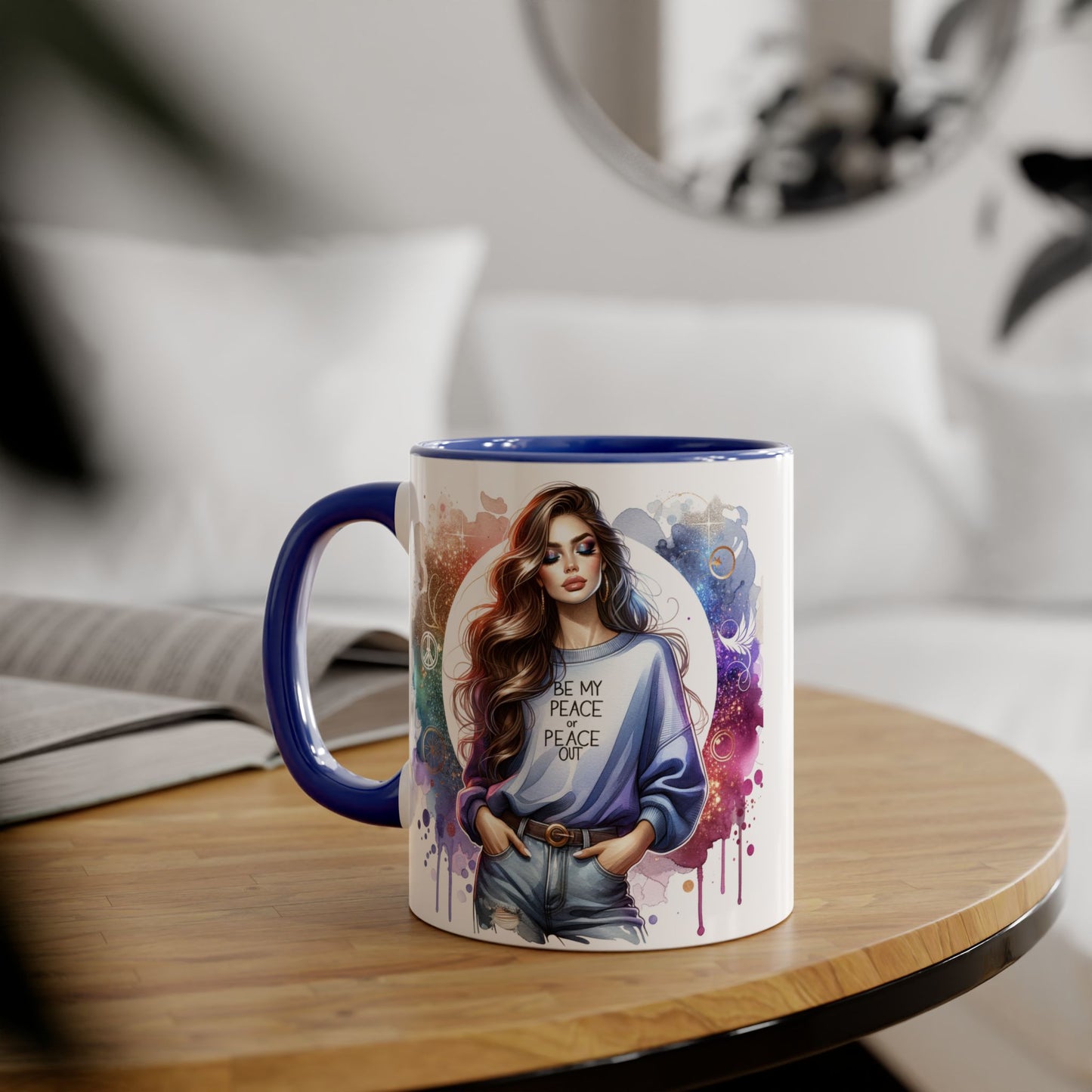 Accent Mug - Be My Peace or Peace Out 11oz