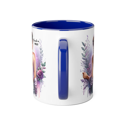 Thank U, Next Accent Mug | Inspirational Coffee Cup, Yoga Gift, Meditation Mug, Unique Home Decor, Self-Care Present