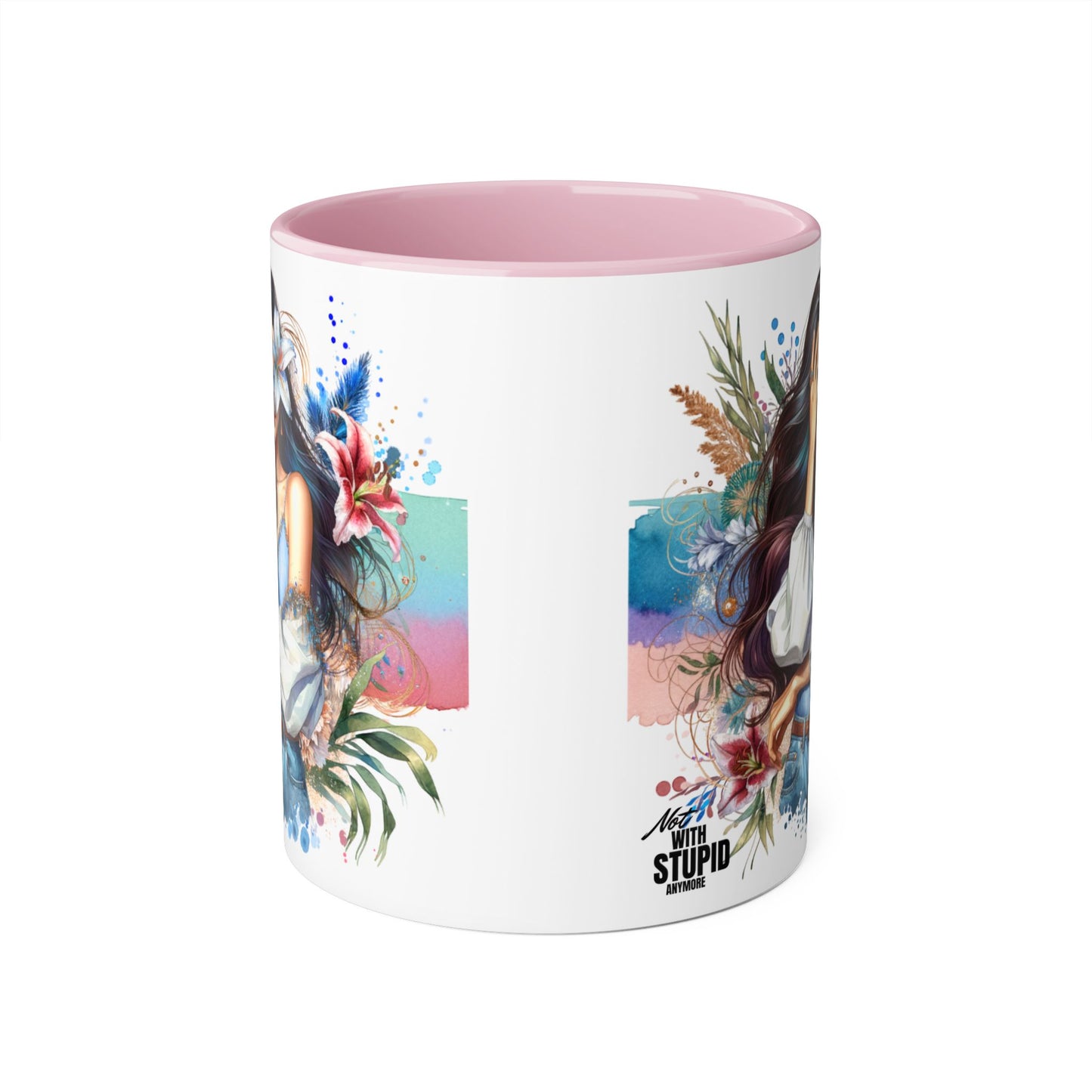 Mug - Not With Stupid Anymore Humoristic 11oz Accent Mug