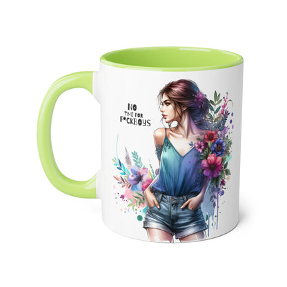 Funny Accent Mug - No Time For F*boys 11oz