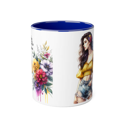 Funny Accent Mug - My Taste in Men is Probably a Disability Humor 11oz Cup