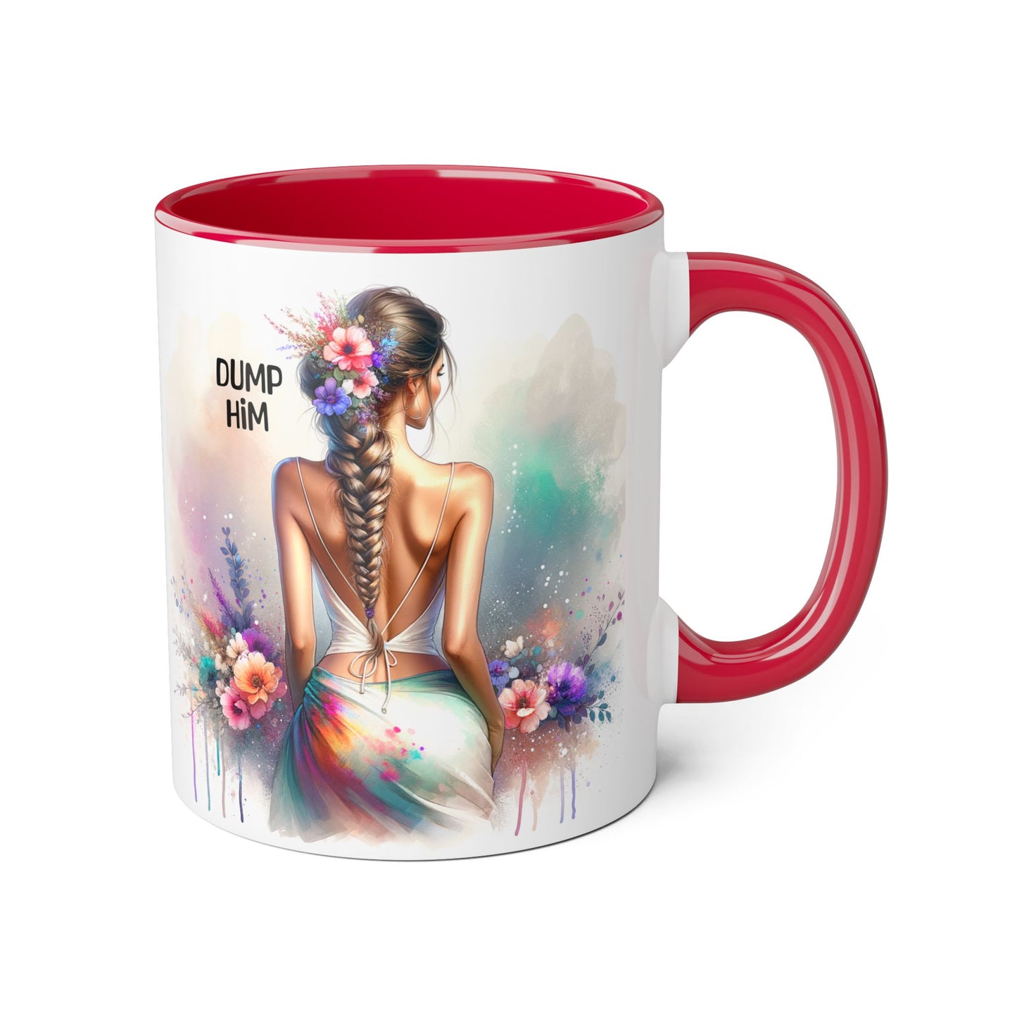Dump Him Accent Mug