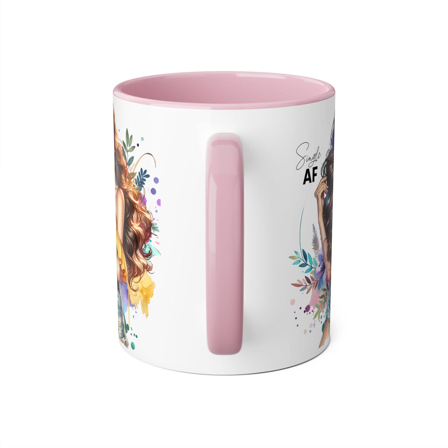 Single AF Stylish Coffee Mug, Unique Gift for Her, Sassy Accent Mug, Birthday Present, Self-Care Reminder, Home Decor