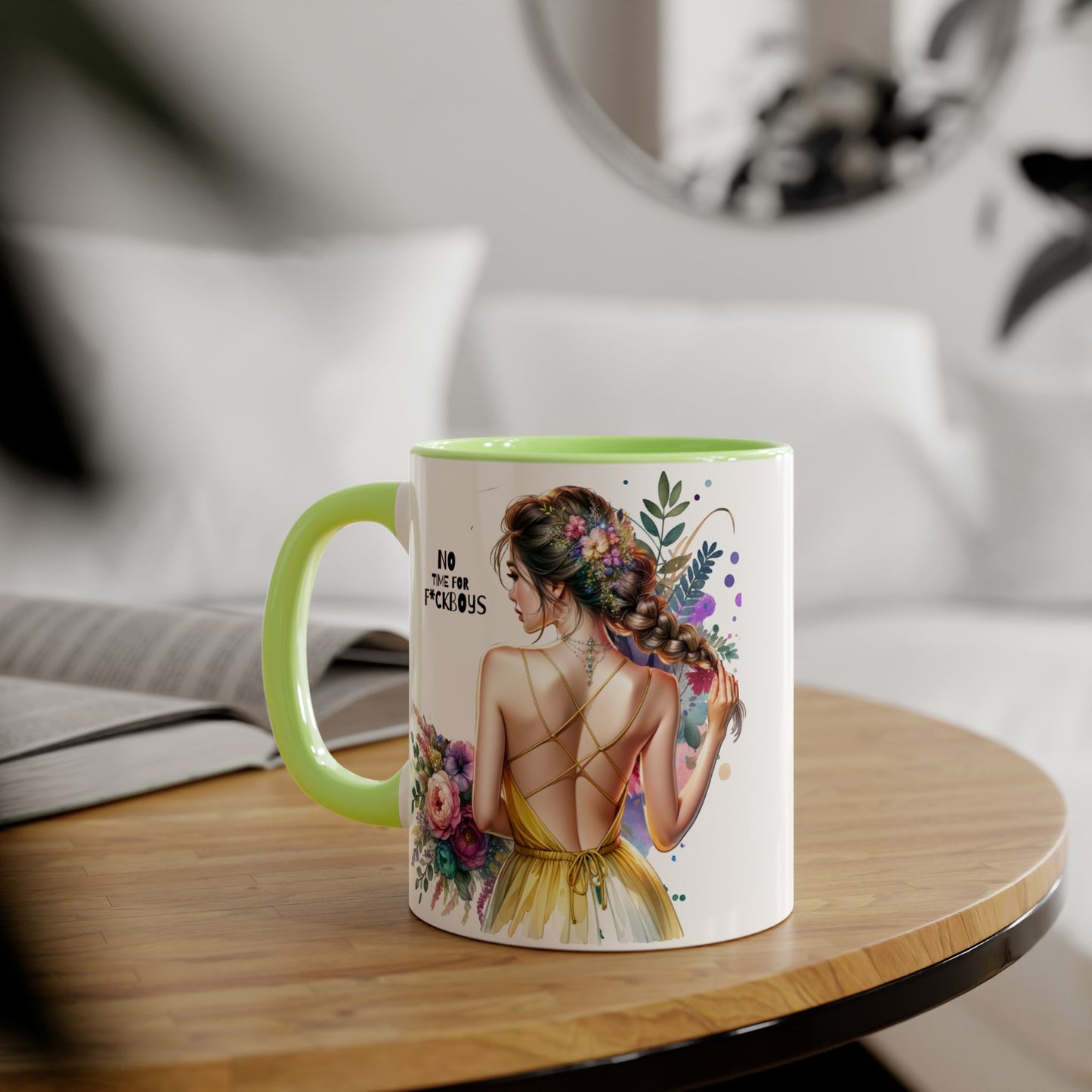 Funny Accent Mug - No Time For F*boys 11oz